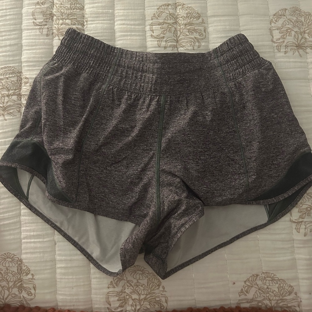 Lululemon Athletica Gray Athletic Shorts Lightweight Moisture-Wicking